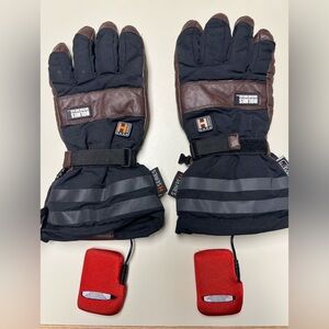 Holmes Heated Goatskin Work Gloves with Lithium-Polymer Battery